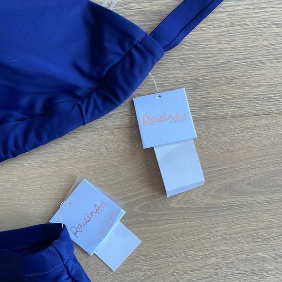 Nwt Raisins Barbados Solid High Waist Two Piece Bikini - 18W - Picture 5 of 7